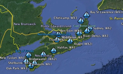 WX Weather Radio Stations NS